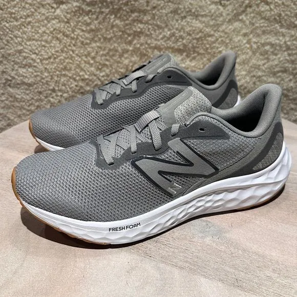 New Balance Mens Fresh Foam Arishi v4 Gray Running Shoe Size 10 Wide New MARISEG