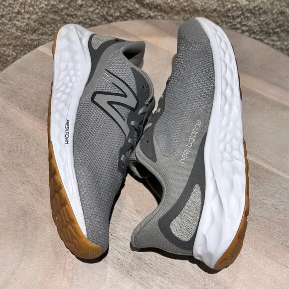 New Balance Mens Fresh Foam Arishi v4 Gray Running Shoe Size 10 Wide New MARISEG