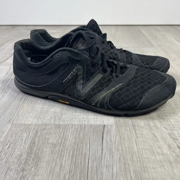 New Balance Minimus Men's Size 14 2E (Wide) Running Shoes Triple Black MX20 H