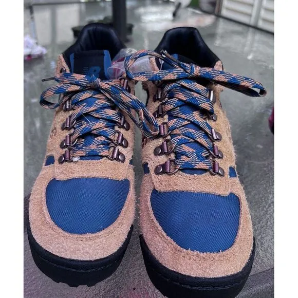 New Balance Rainier Low Hiking Shoes /‎ Beige Blue / URAINAA  Mens 5 Women's 7