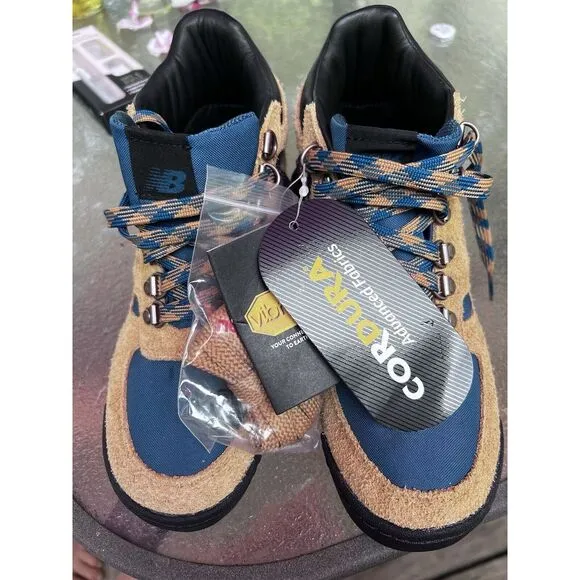New Balance Rainier Low Hiking Shoes /‎ Beige Blue / URAINAA  Mens 5 Women's 7