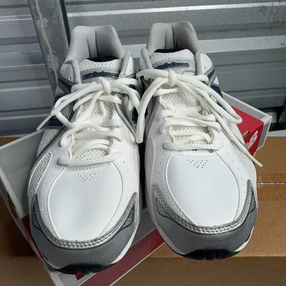New Balance Sneakers Mens 8.5 4E X-Wide White Blue Walking MW847WN Shoes NEW