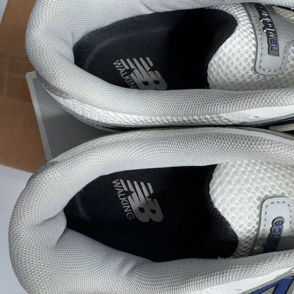 New Balance Sneakers Mens 8.5 4E X-Wide White Blue Walking MW847WN Shoes NEW