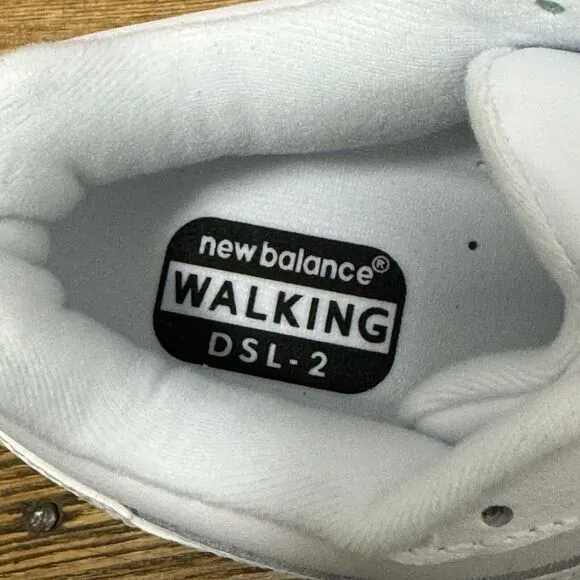 New Balance Womens 577 White Walking Shoes Sneakers 7 Wide Comfort Athletic Box