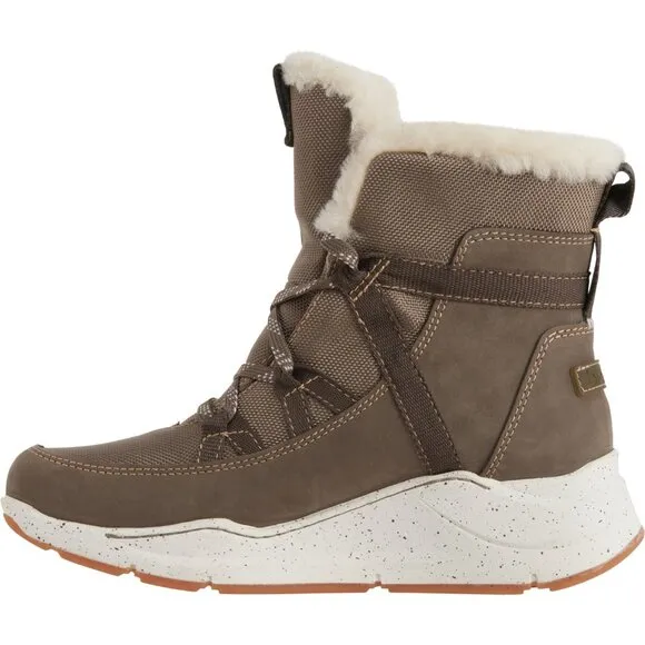 new Bionica Olesha All-Weather Boots Waterproof For Women in Taupe Green 69S3