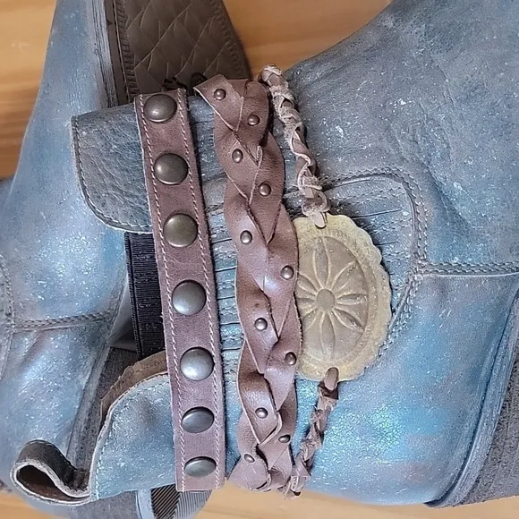 New Circle G By Corral Women's Boots - Harness &amp; Stud Shortie - Green, 10