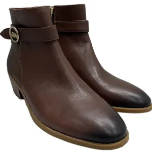 NEW COACH Debi Leather Bootie – Women's 7 – Brown – New Without Box