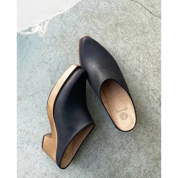 NEW COCLICO women's kera clog shoes in black