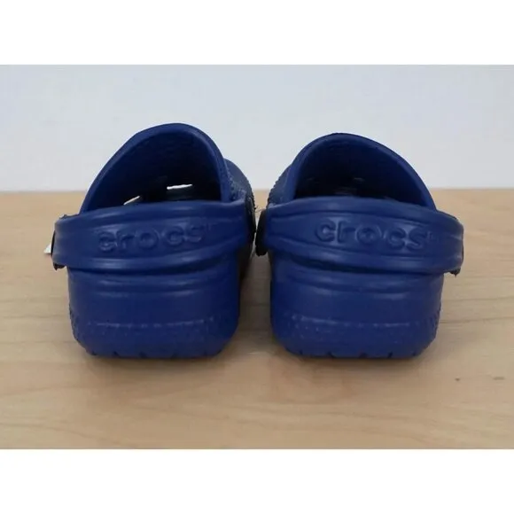 New Crocs Littles Blue Baby Slip On Water Outdoor Shoes Size 2 3