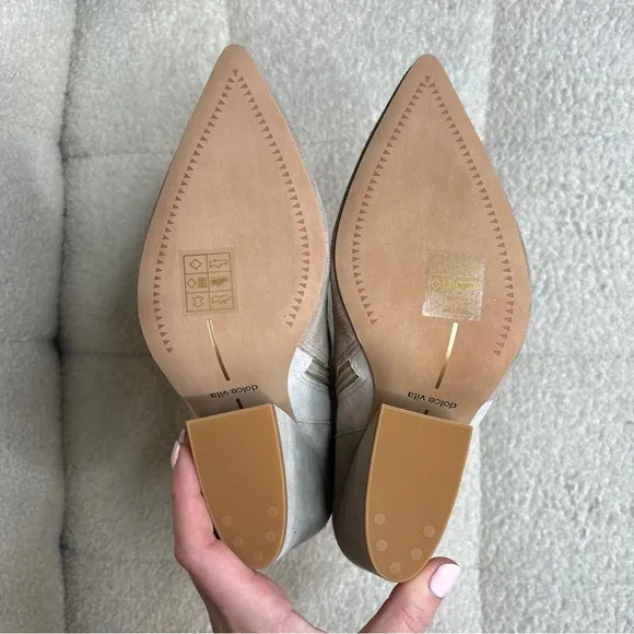 NEW Dolce Vita Neena Colorblock Suede Bootie