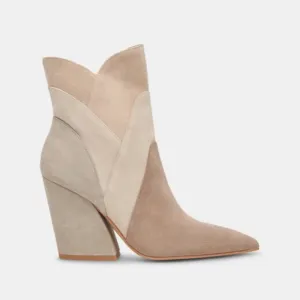 NEW Dolce Vita Neena Colorblock Suede Bootie