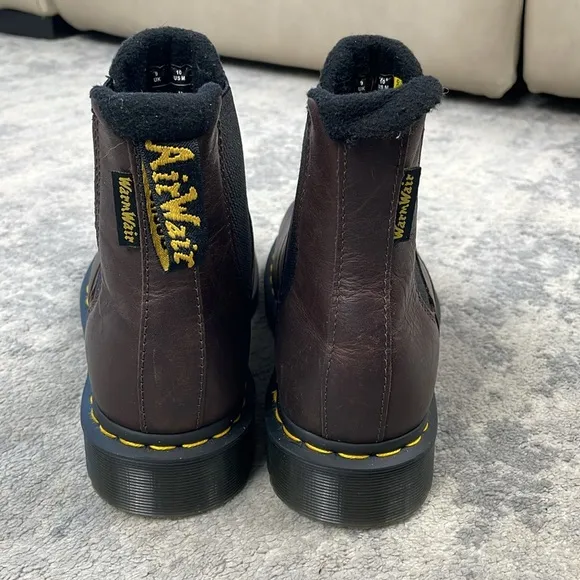 New Dr Martens Bex Crazy Horse Chelsea Boots Brown Distressed 2976 Womens Sz 11