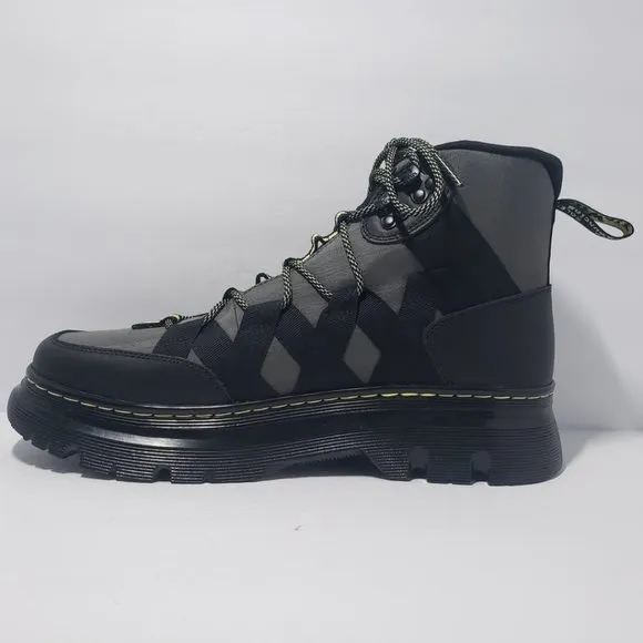 NEW Dr. Martens Boury Casual / Work Boots Lace Up Black Gray Men's Size 13