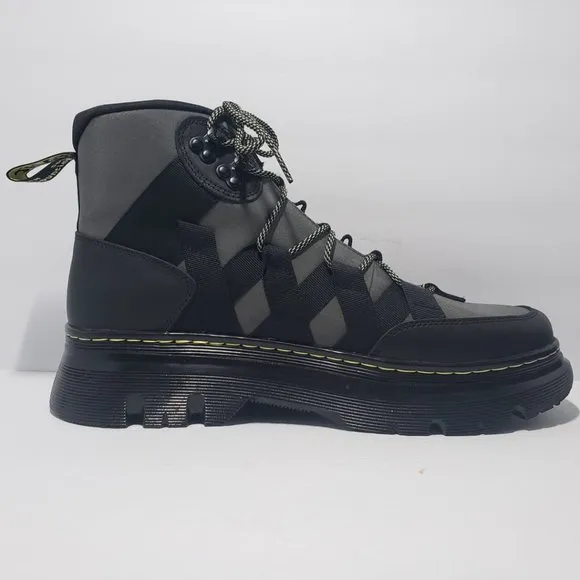 NEW Dr. Martens Boury Casual / Work Boots Lace Up Black Gray Men's Size 13