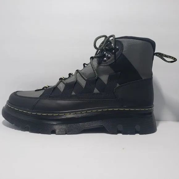 NEW Dr. Martens Boury Casual / Work Boots Lace Up Black Gray Men's Size 13