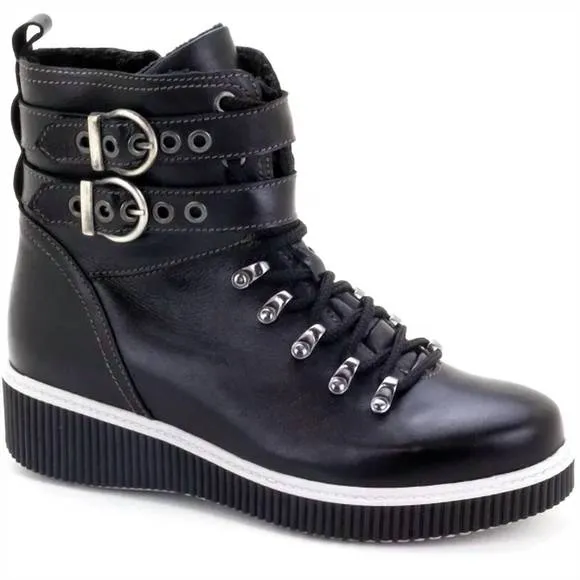 NEW DROMEDARIS women's jessie boot in black