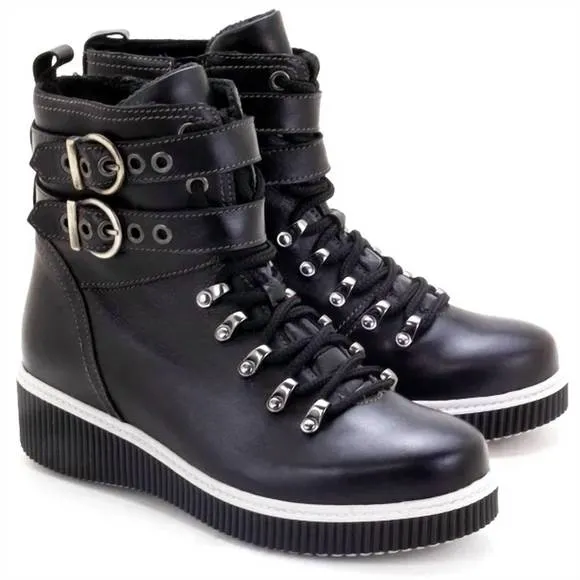 NEW DROMEDARIS women's jessie boot in black