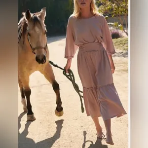 New! Free People Beach Garcia midi dress 15755