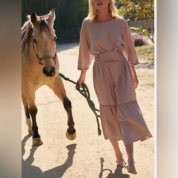 New! Free People Beach Garcia midi dress 15755