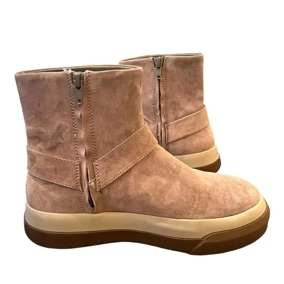 New ▶️ Free People ◀️ Bodhi Harness Sneaker Bootie Suede Size 6.5