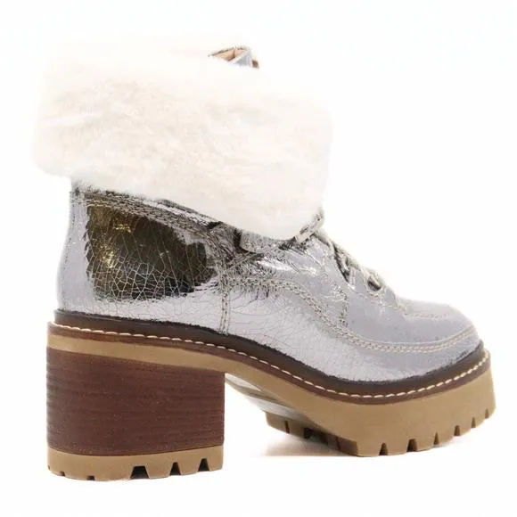 NEW FREE PEOPLE women's cozy jasper hiker in pale pewter