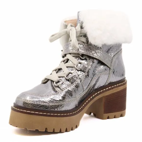 NEW FREE PEOPLE women's cozy jasper hiker in pale pewter