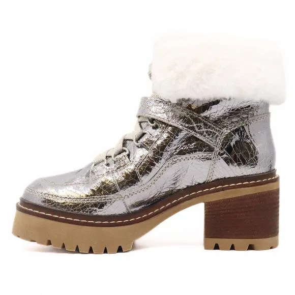 NEW FREE PEOPLE women's cozy jasper hiker in pale pewter