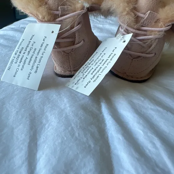 New Girls UGG BABY BOO Pink Infant Toddler Boots