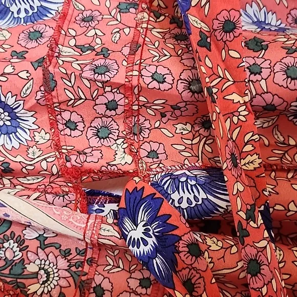 NEW Gypsy Floral Swing Boho Chic Rio True Wrap Maxi Dress Summer Chic Boutique