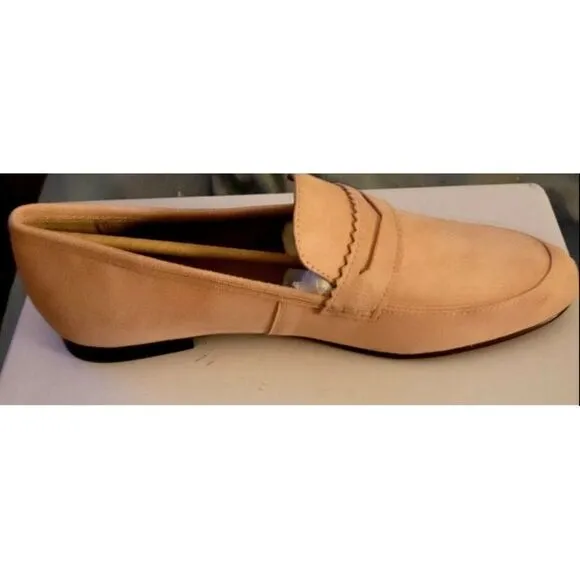 New In Box J. Jill Womens Flat Shoes Suede Slip ons Size 8 Rose‎ Petal