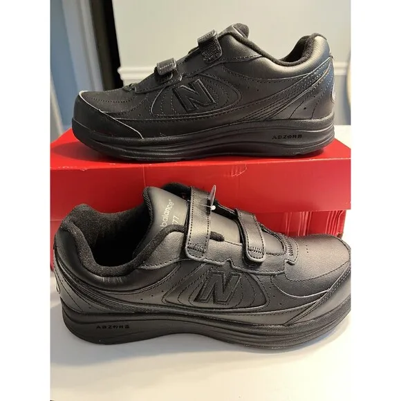 New in Box - New Balance 577 DSL-2 Wide 2E Walking Shoes Black MW577VK Men’s 8