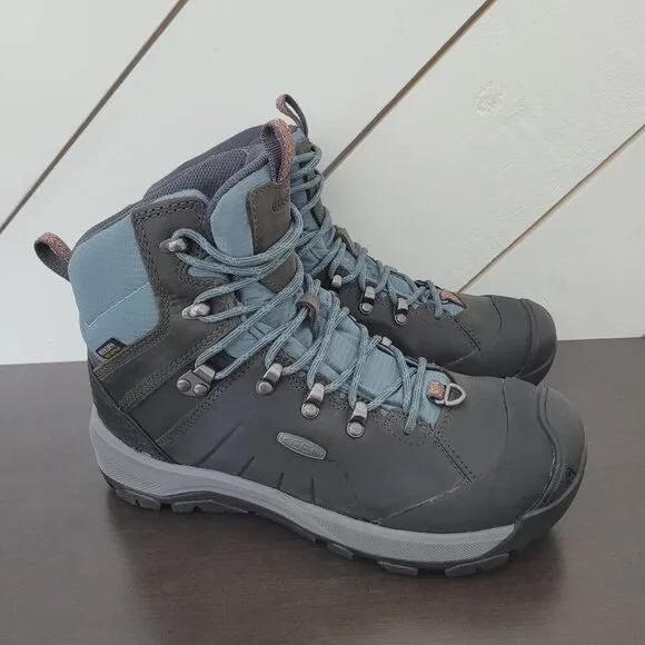 NEW Keen Womens 8 Revel IV Mid Polar Hiking Boots Waterproof Thermal 12CT