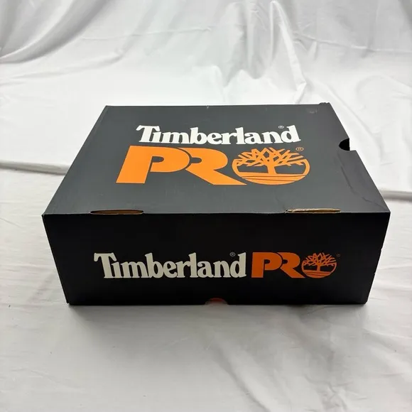 NEW Men's 7 Timberland PRO Work Boots 6 in Hypercharge Brown Lace Up Rubber Sole