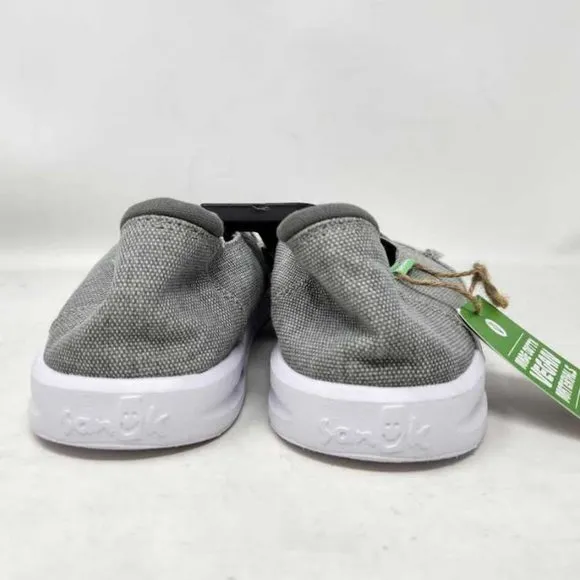 New men's 8 Sanuk Hi Five slip on shoes in gray