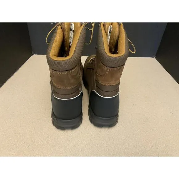 New! Mens Carhartt Rugged Flex WP Met Guard 8&quot; Comp Toe Work Boots. Size 12 Wide