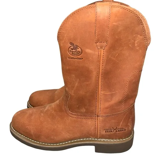 NEW Men’s Georgia Boot Carbo Tec Wellington Ranch Boots size 10.5 EE