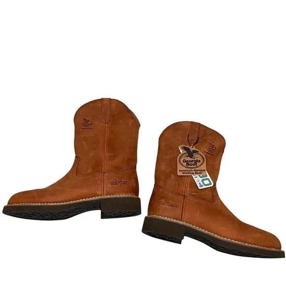 NEW Men’s Georgia Boot Carbo Tec Wellington Ranch Boots size 10.5 EE