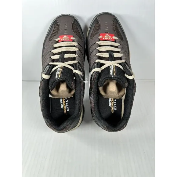 NEW Mens Skechers After Burn M. Fit Shoes Brown #50125EWW/BRTP Size 9 Extra Wide