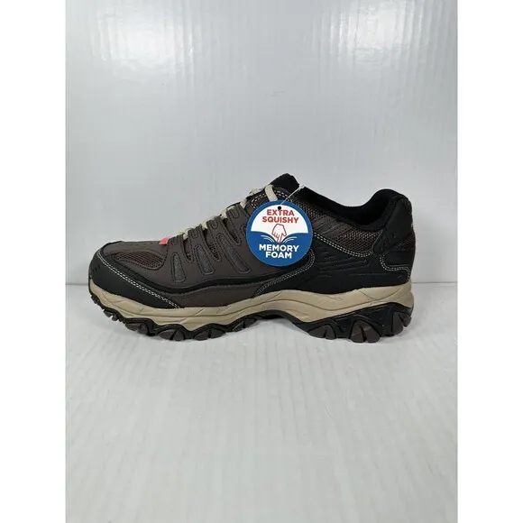 NEW Mens Skechers After Burn M. Fit Shoes Brown #50125EWW/BRTP Size 9 Extra Wide