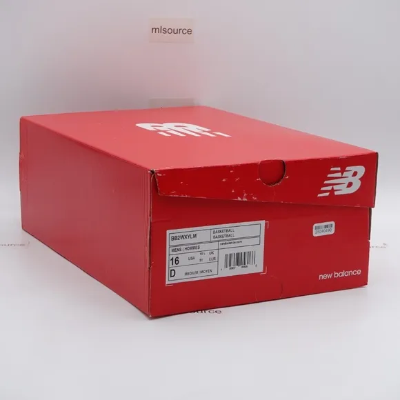 NEW New Balance Men's TWO WXY Low Basketball Shoes BB2WXYLM Black/White