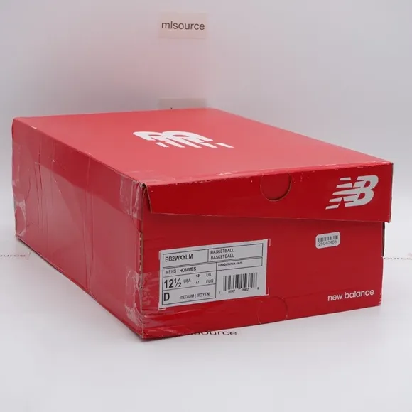 NEW New Balance Men's TWO WXY Low Basketball Shoes BB2WXYLM Black/White