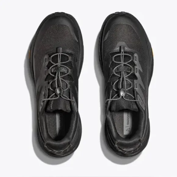 NEW NIB HOKA Men's Transport GTX Shoes in Black/Black - Size 9.5 D