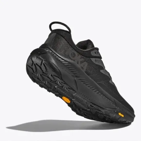 NEW NIB HOKA Men's Transport GTX Shoes in Black/Black - Size 9.5 D