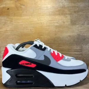 NEW Nike Air Max 90 LV8 PLATFORM CUSHIONED Womens Sz 11 Shoes Sneakers Infrared
