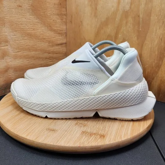 New Nike Go Flyease Womens White Slip On Running Shoes Size 10 Sneakers