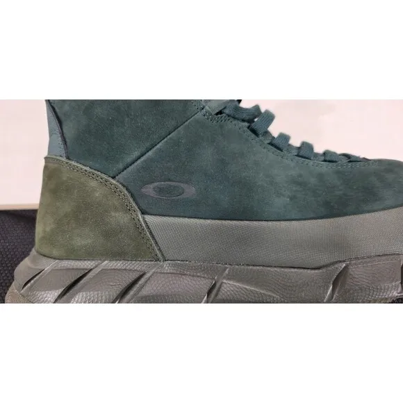NEW Oakley Men's Coyote Mid Zip Boots Hunter Green Lace-Up Shoes US 14 Outdoor