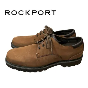 New Rockport Men's Northfield Espresso Nubuck Leather Waterproof Oxford Shoes 13