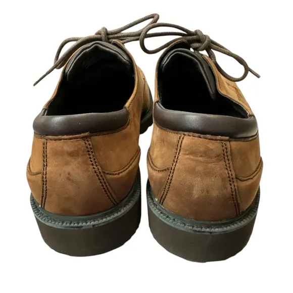 New Rockport Men's Northfield Espresso Nubuck Leather Waterproof Oxford Shoes 13