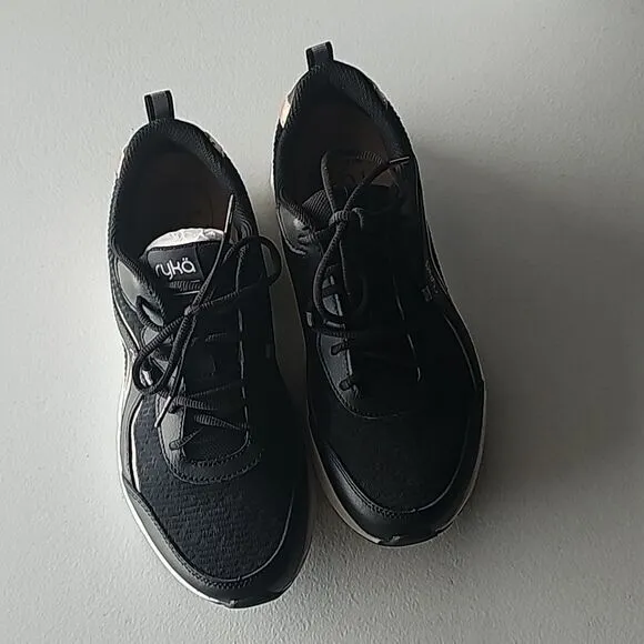 New Ryka Athletic Shoes in Black Blush, Size 10 Wide