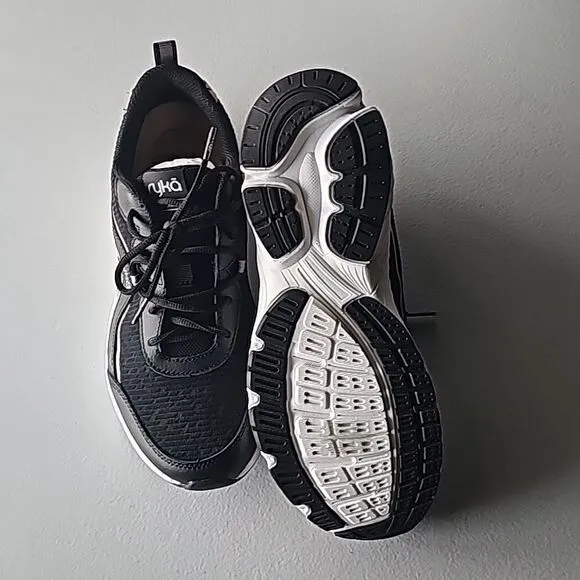 New Ryka Athletic Shoes in Black Blush, Size 10 Wide